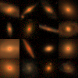 Lupton RGB sample of Legacy Survey cutouts